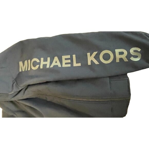 Michael Kors Men's Midnight Blue Zip-Up Hoodie Jacket Coat M NWT fur lined - Picture 9 of 11
